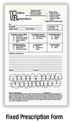 Creative Restorations Lab Forms